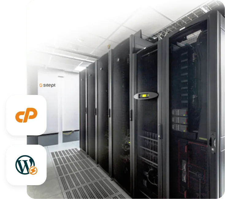 Web hosting server racks and hosting infrastructure